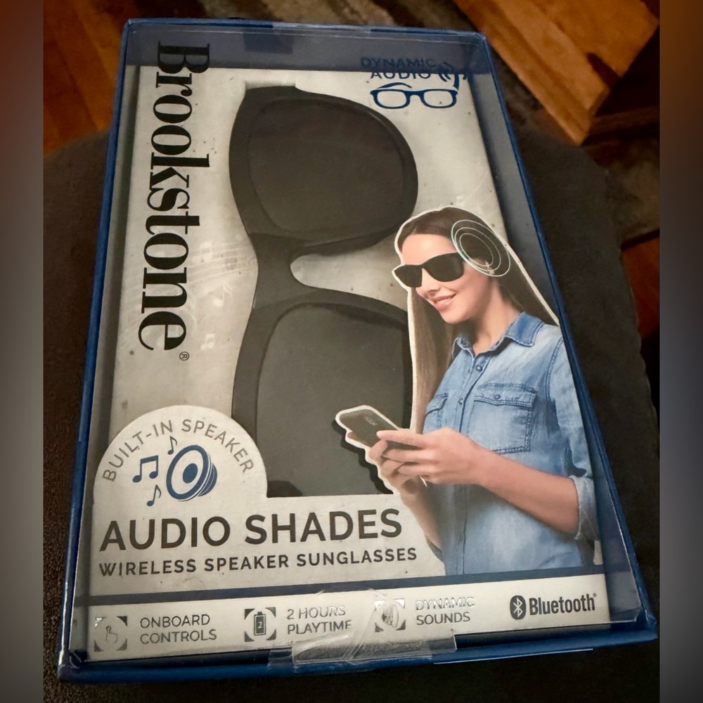 Brookstone Audio Shades ~ NEW!